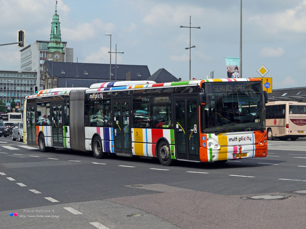 Luxembourg-ville, Irisbus Citelis 18M nr. 38