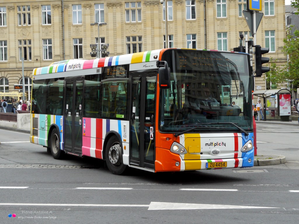Luxembourg-ville, Heuliez GX127 № 409
