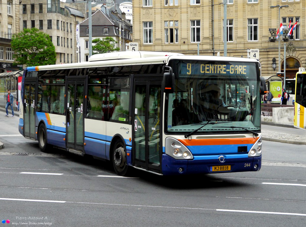 Luxembourg-ville, Irisbus Citelis 12M Nr. 244