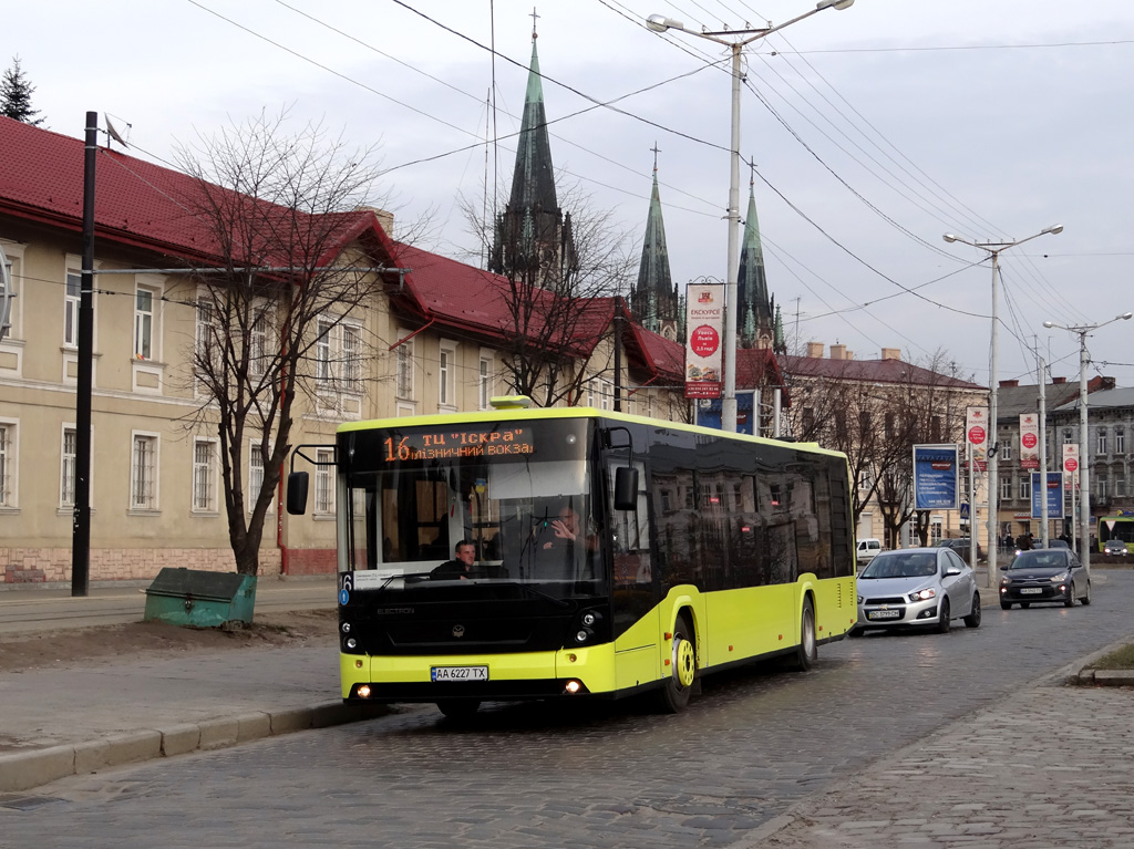 Lviv, Electron A18501 # АА 6227 ТХ