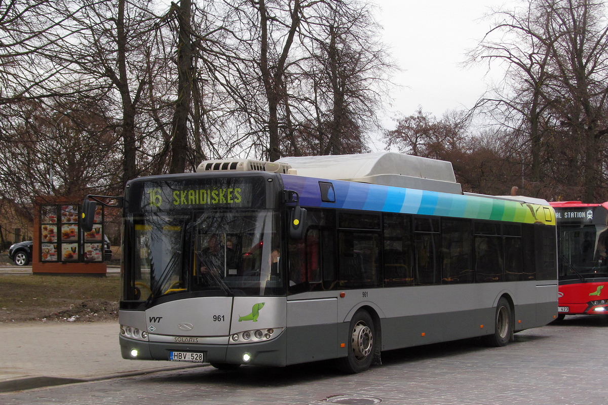 Vilnius, Solaris Urbino III 12 CNG č. 961