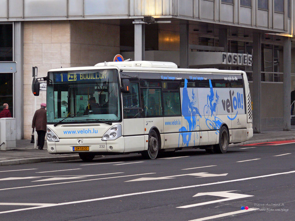 Luxembourg-ville, Irisbus Citelis 12M # 232