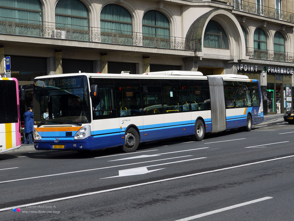 Luxembourg-ville, Irisbus Citelis 18M # 43