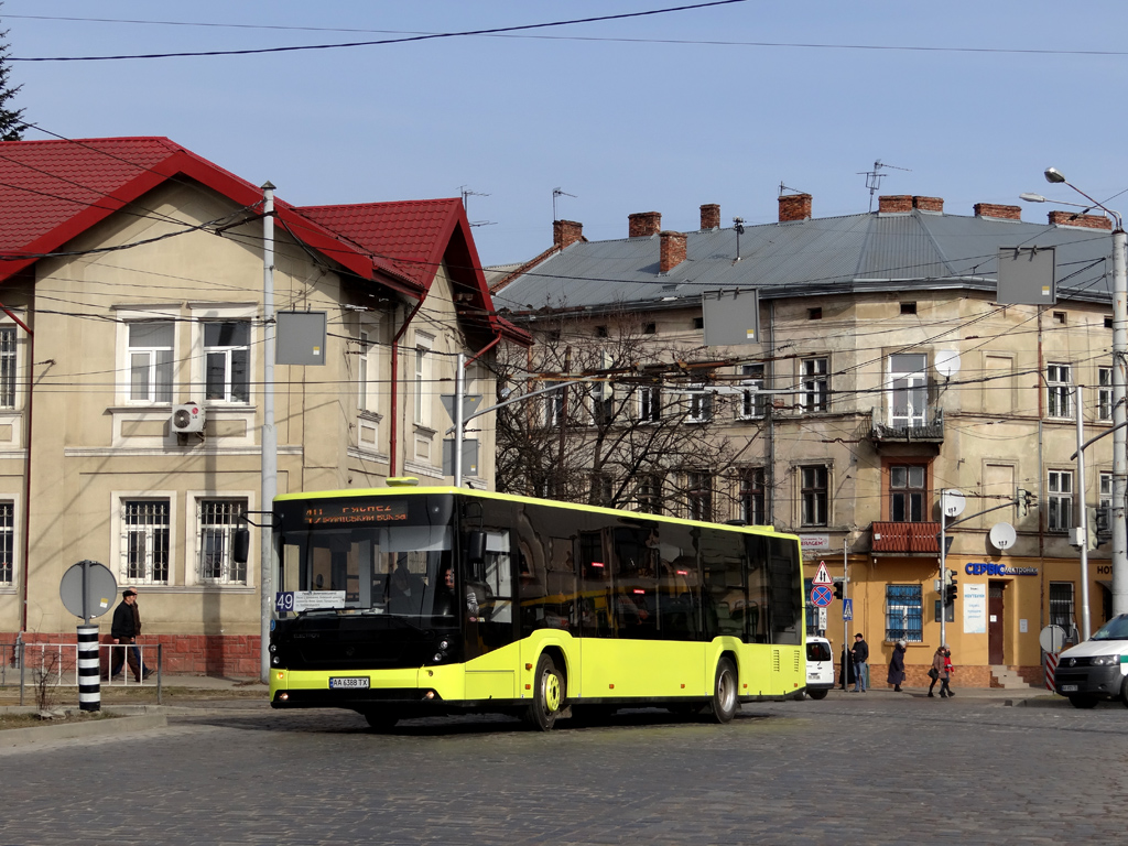Lviv, Electron A18501 # АА 6388 ТХ