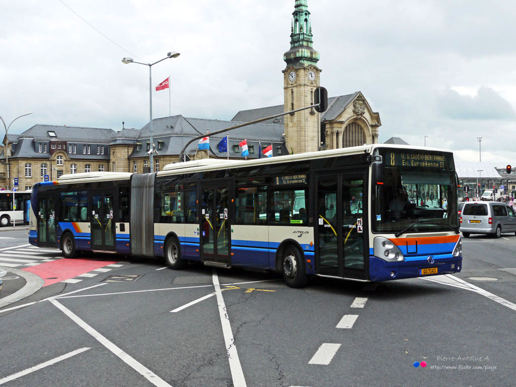 Luxembourg-ville, Irisbus Citelis 18M № 36