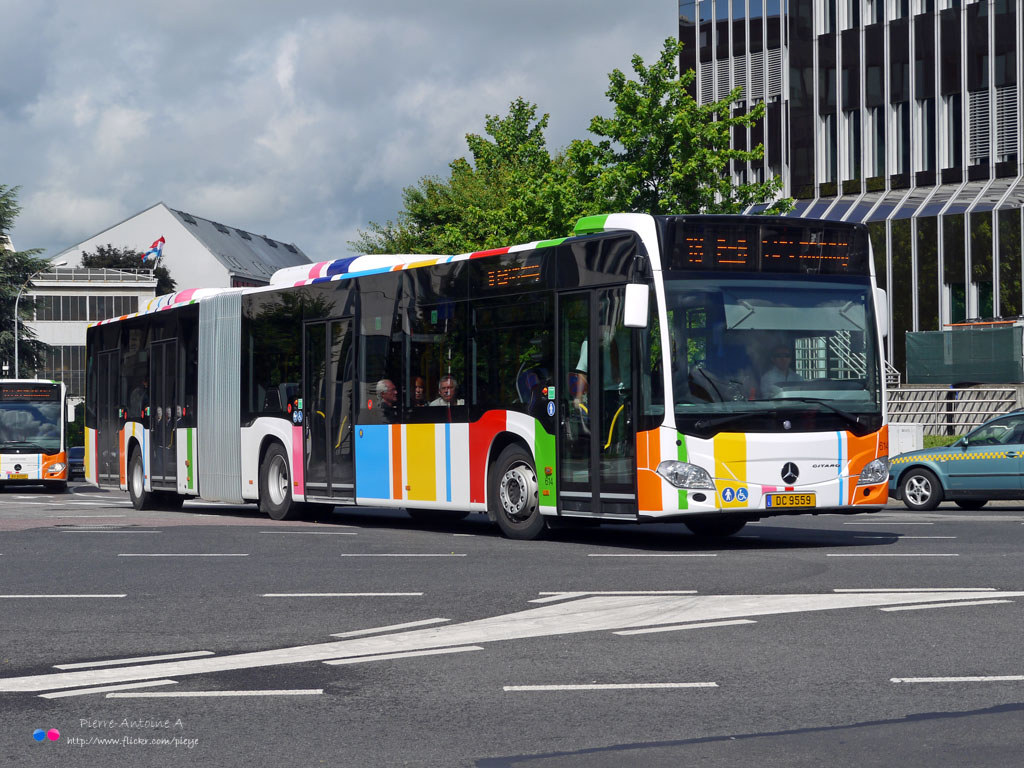 Capellen, Mercedes-Benz Citaro C2 G # 614