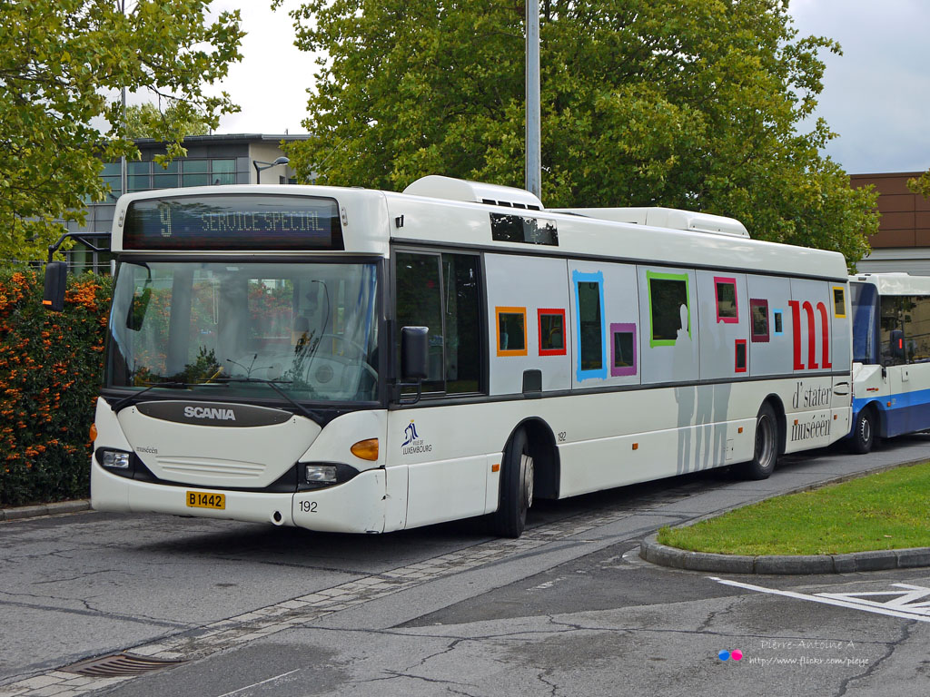 Luxembourg-ville, Scania OmniCity CN94UB 4X2EB č. 192