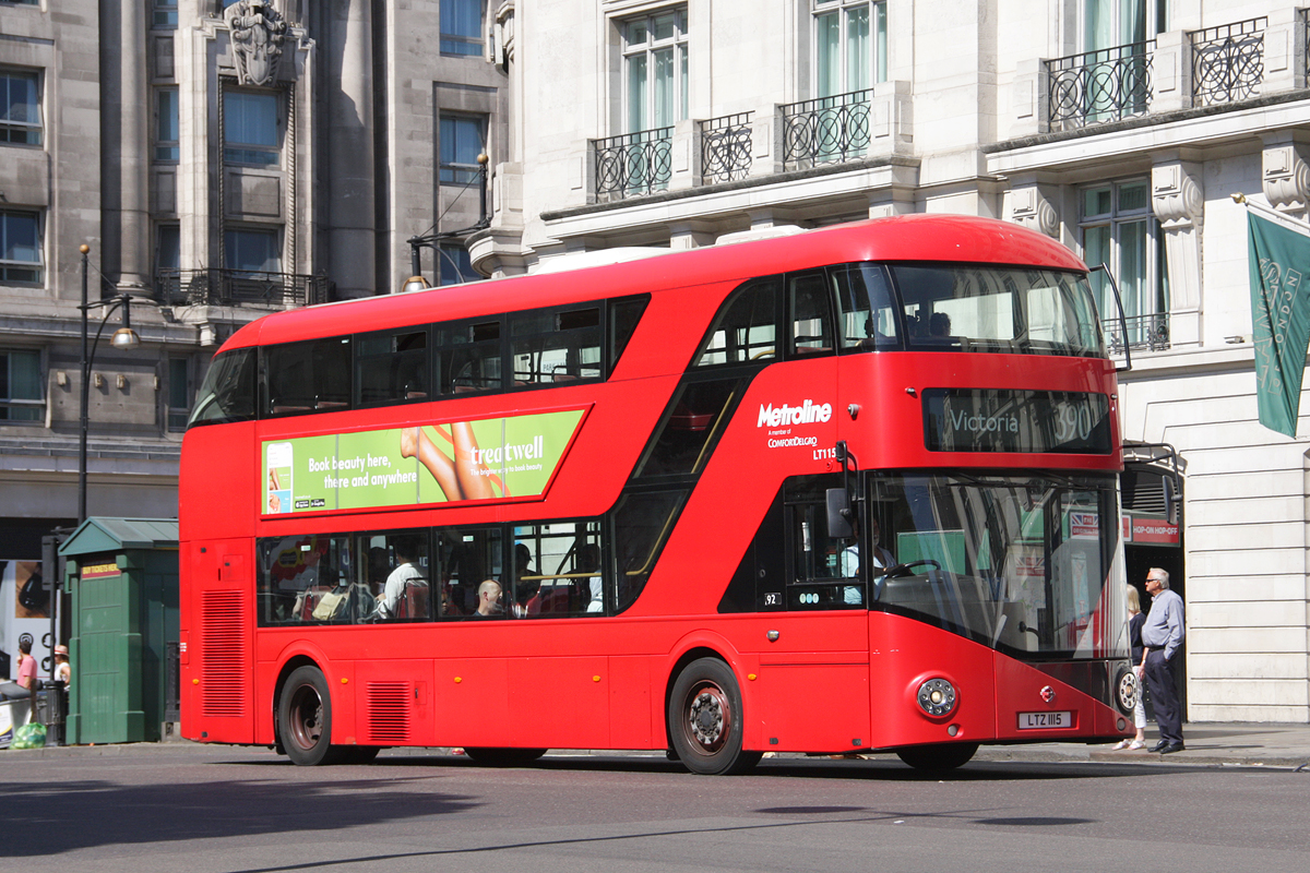 London, Wright New Bus for London # LT115