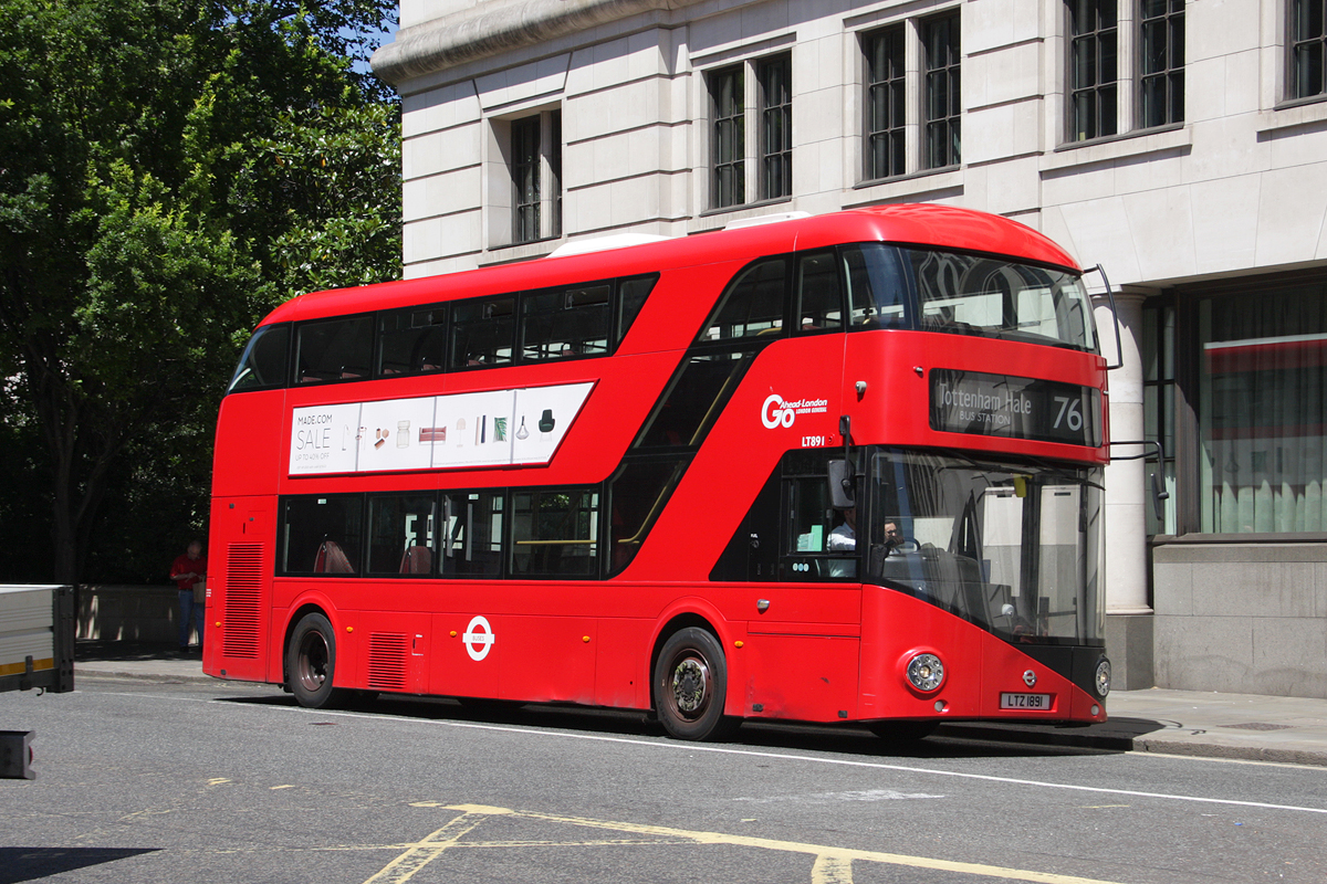 London, Wright New Bus for London # LT891