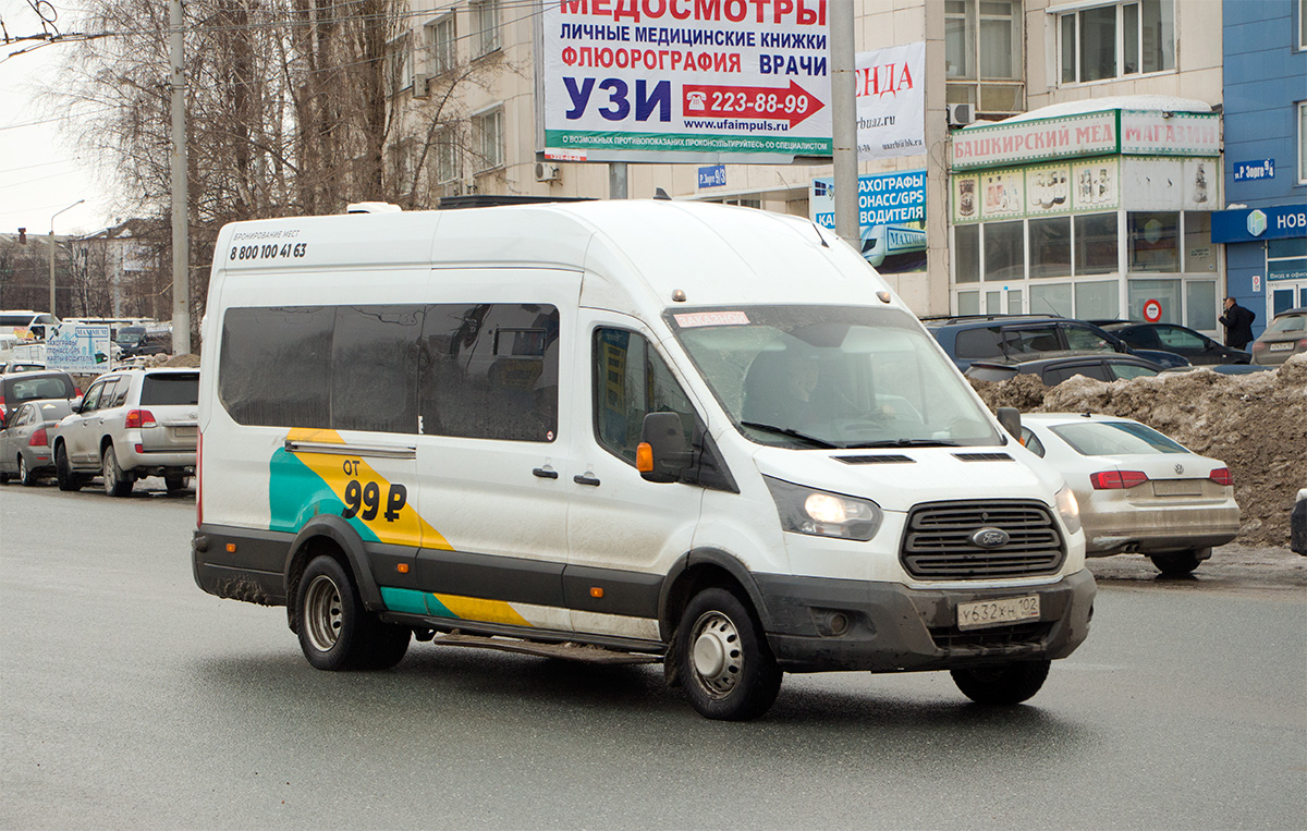 Ufa, Ford Transit 136T460 FBD [RUS] # У 632 ХН 102