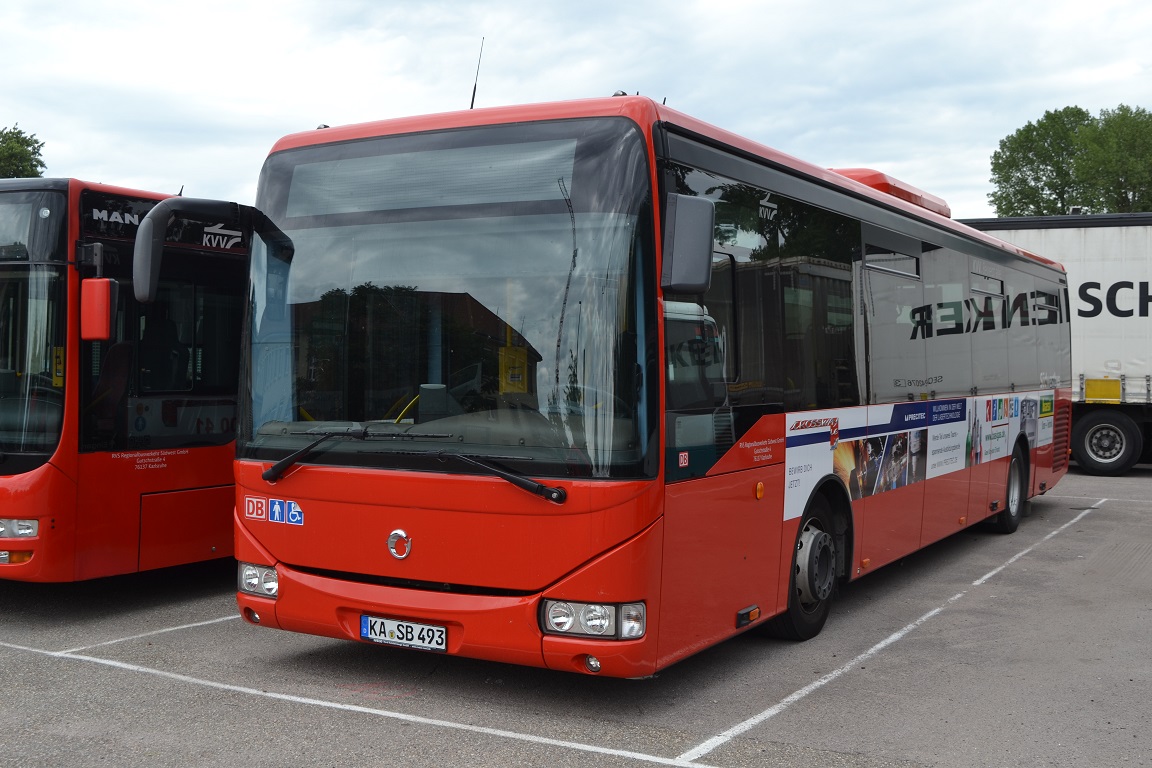 Karlsruhe, Irisbus Crossway LE 12M # KA-SB 493