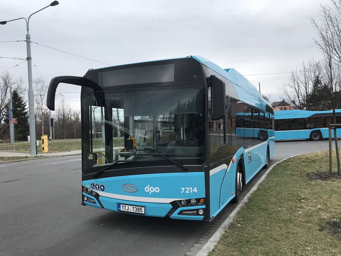 Ostrava, Solaris Urbino IV 12 CNG # 7214
