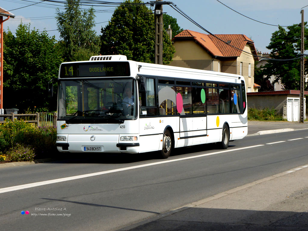 Metz, Irisbus Agora Line # 4213
