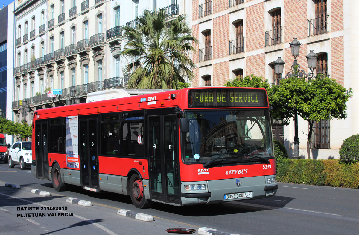 Valencia, Hispano Citybus E (Irisbus Agora S) №: 5339