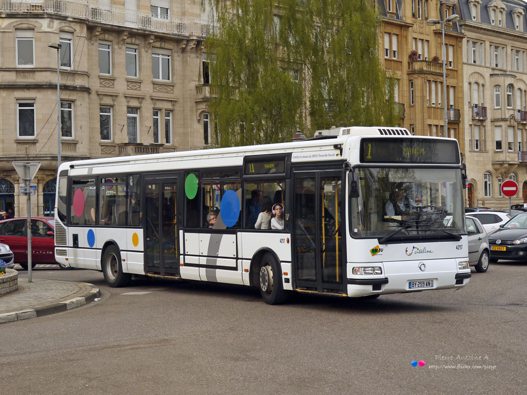 Metz, Irisbus Agora Line Nr. 4217