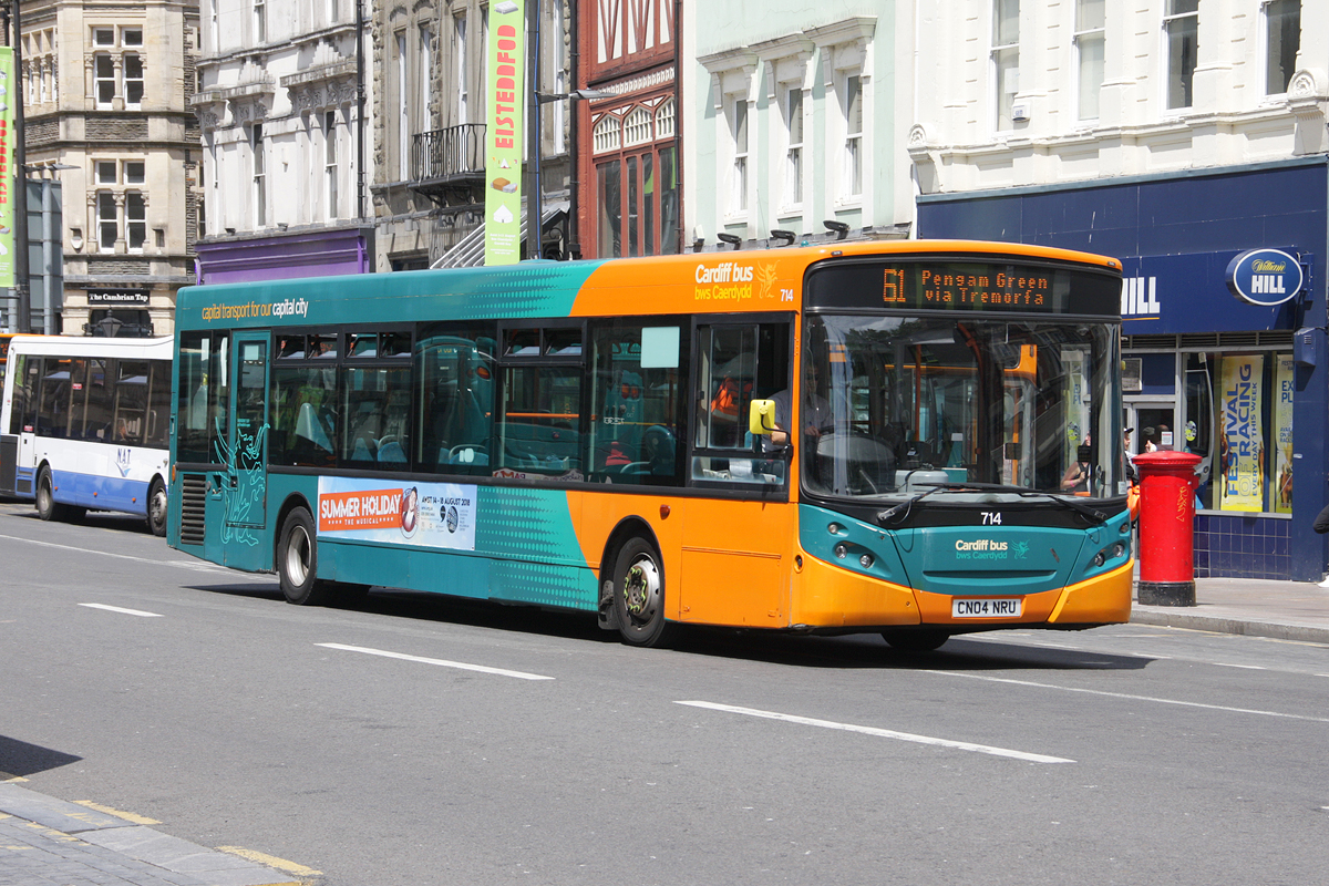 Cardiff, TransBus Enviro 300 # 714