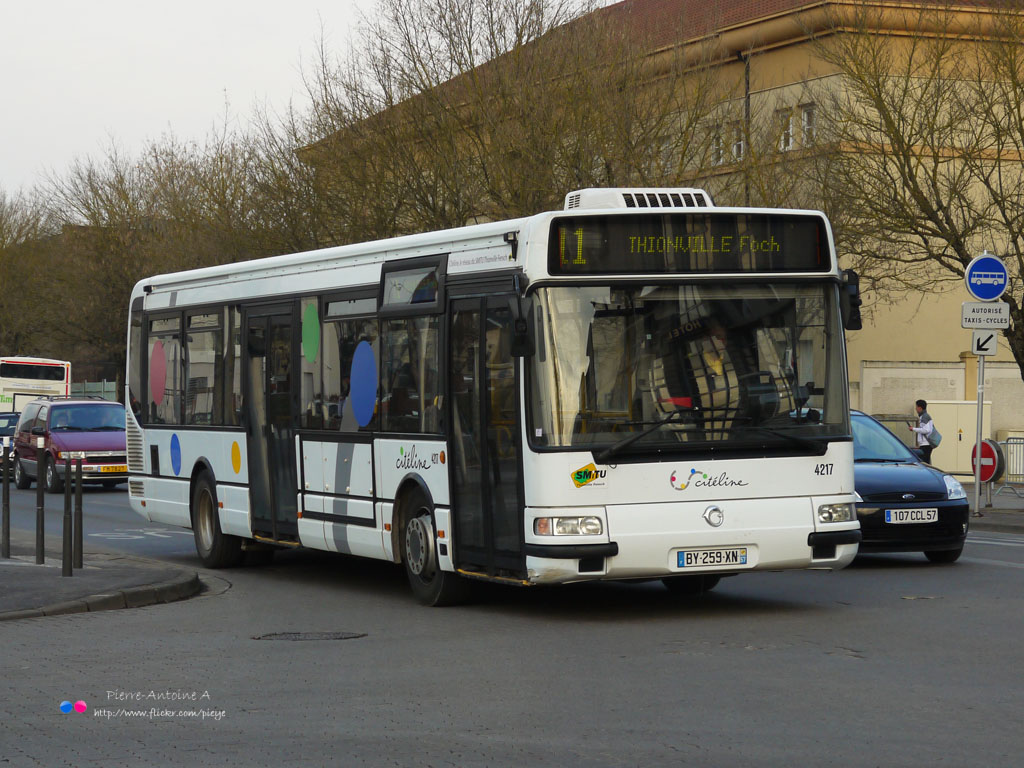 Metz, Irisbus Agora Line # 4217
