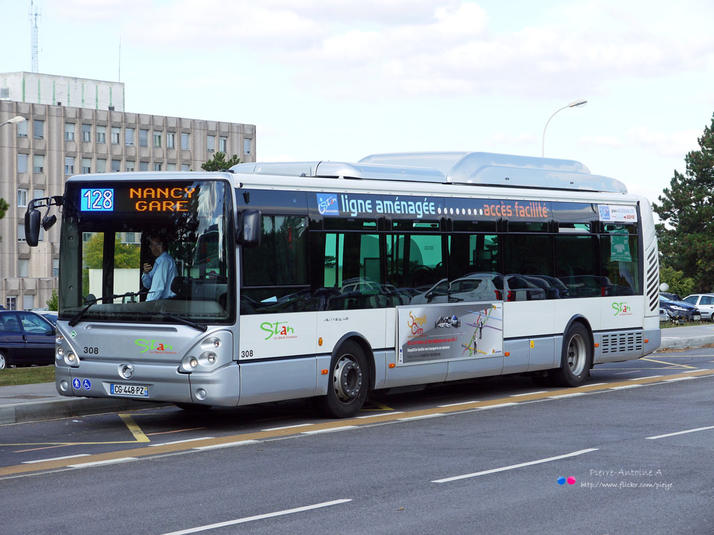 Nancy, Irisbus Citelis 12M CNG № 308