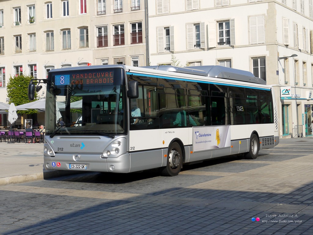 Нанси, Irisbus Citelis 12M CNG № 312