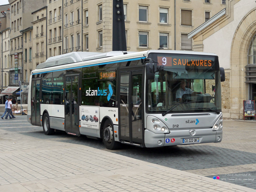 Nancy, Irisbus Citelis 12M CNG № 312