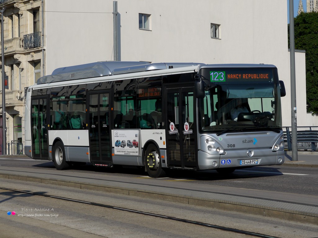 Nancy, Irisbus Citelis 12M CNG # 308