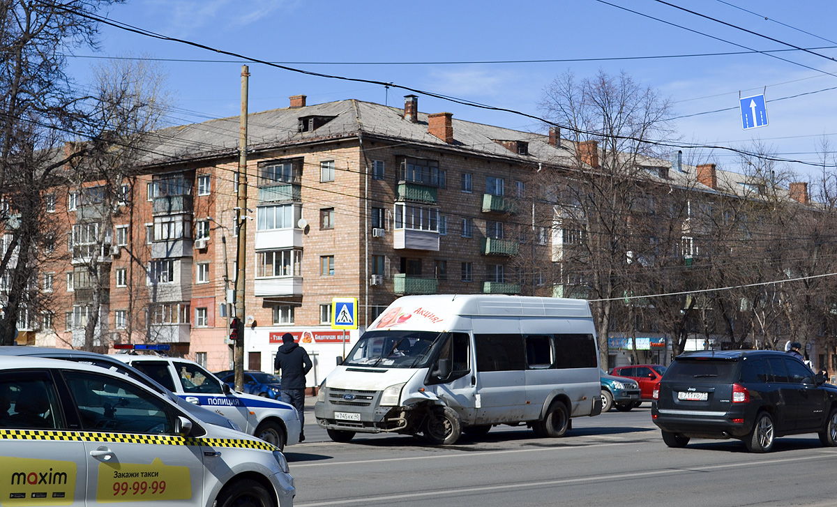 Tula, Nizhegorodets-222702 (Ford Transit) # Н 745 КК 40; Tula — Crashes and accidents