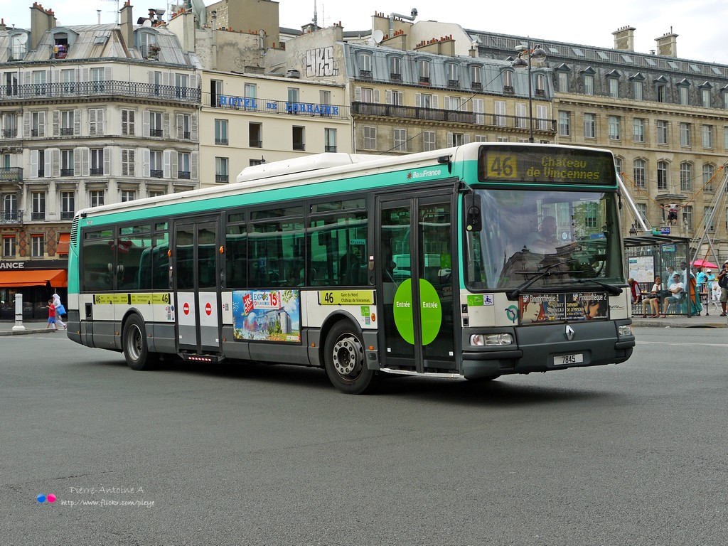 Париж, Irisbus Agora S № 7845