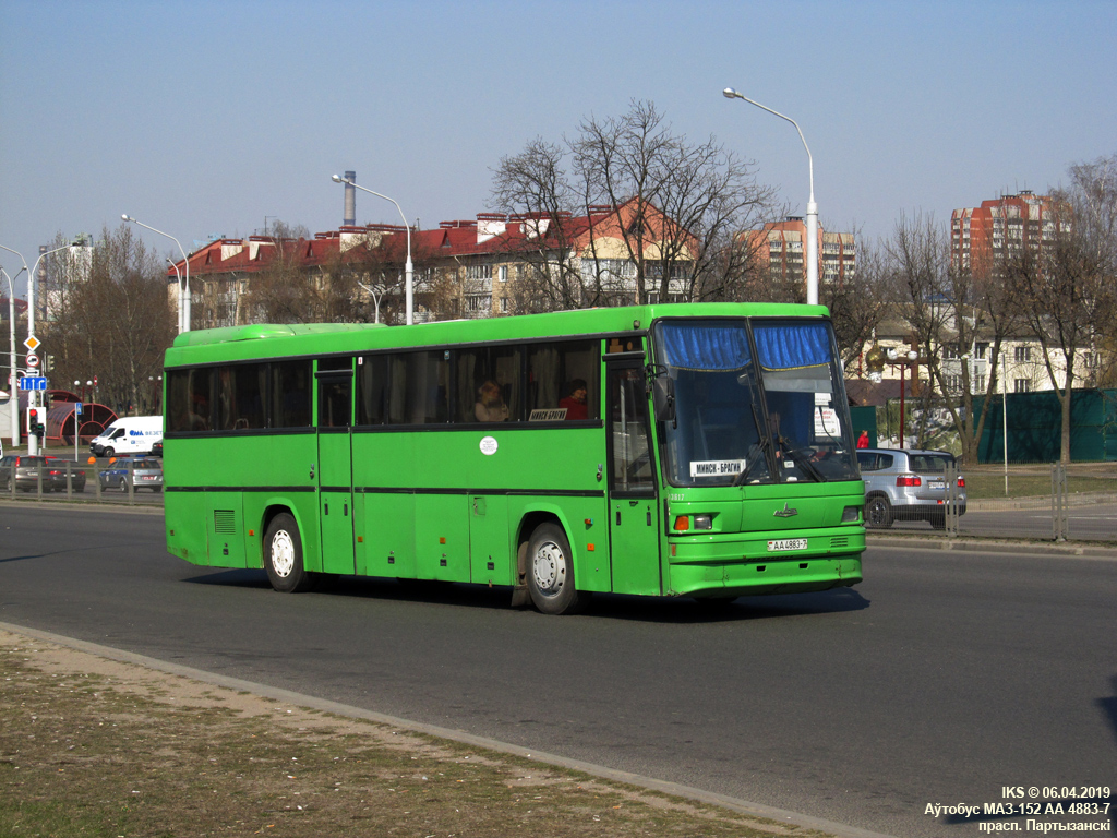 Minsk, MAZ-152.062 # 013617