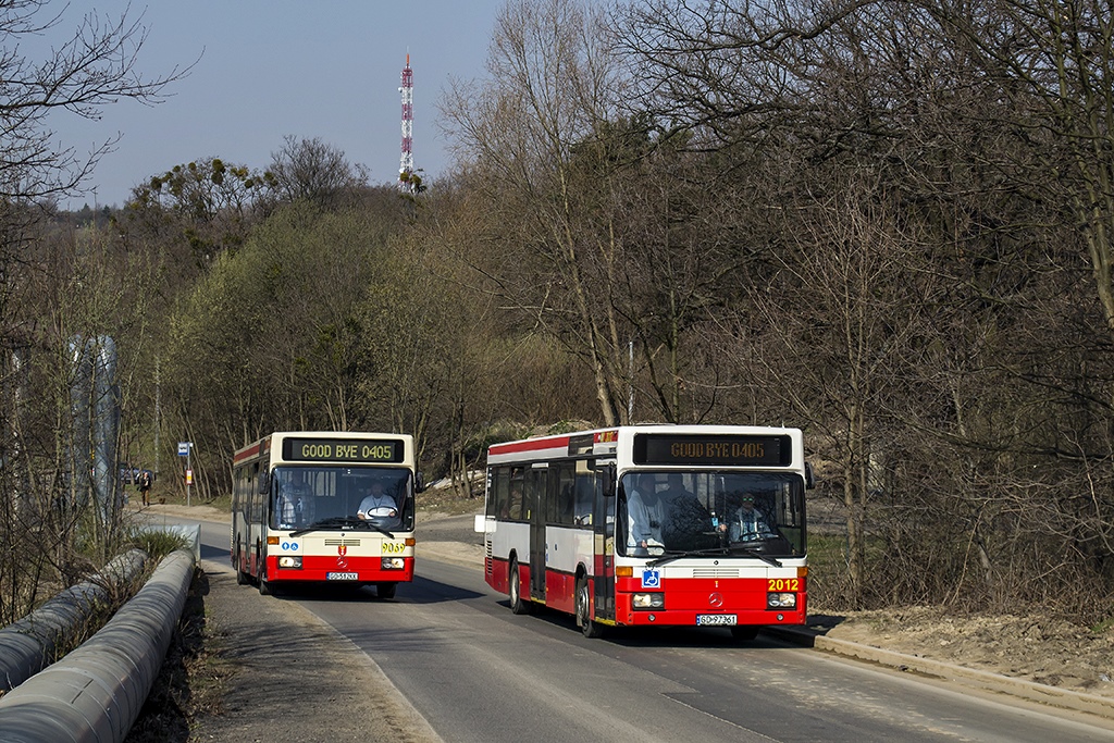 Gdańsk, Mercedes-Benz O405N # 2012; Gdańsk, Mercedes-Benz O405N2 # 9069