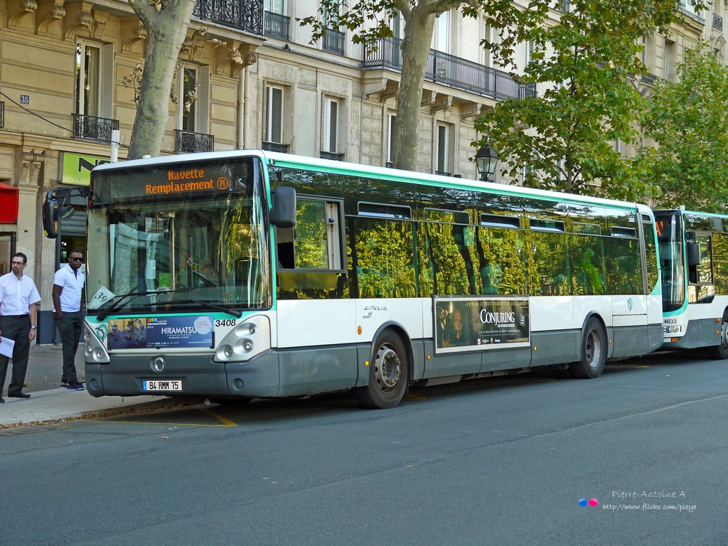 Paris, Irisbus Citelis Line № 3408