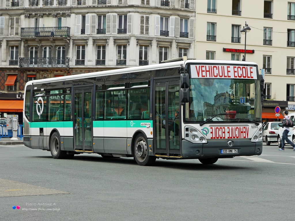 Париж, Irisbus Citelis Line № 0092