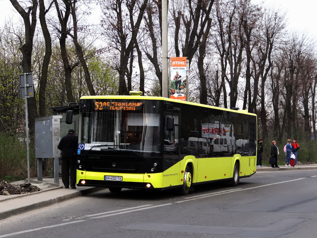 Lviv, Electron A18501 # АА 6322 ТХ