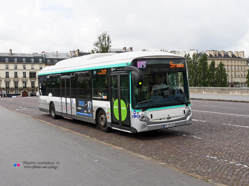 Paris, Heuliez GX337 Hybrid # 1218