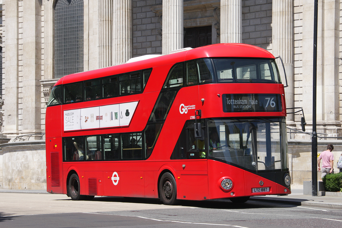London, Wright New Bus for London # LT887