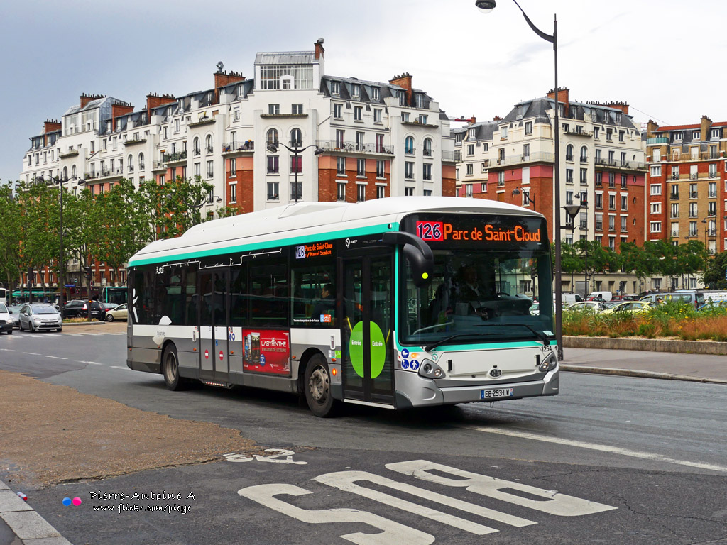 Paris, Heuliez GX337 Hybrid # 1254
