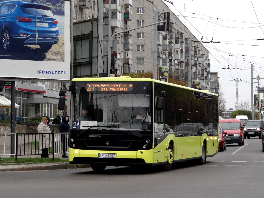 Lviv, Electron A18501 № ВС 3663 ЕТ
