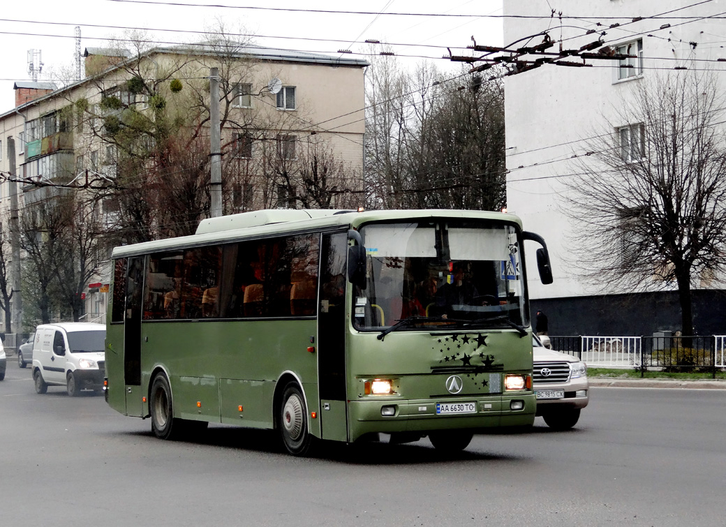 Lviv, ЛАЗ-4207DL "Лайнер-10" № АА 6630 ТО
