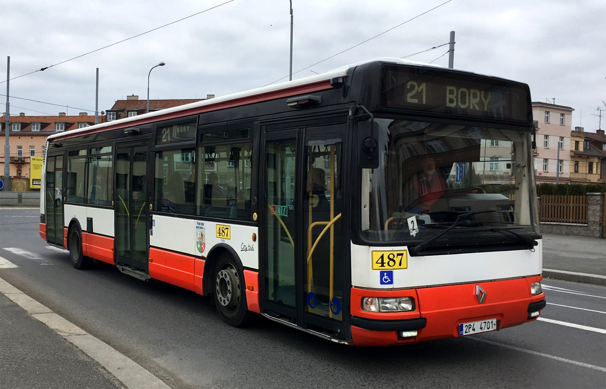 Pilsen, Karosa Citybus 12M.2071 (Irisbus) No. 487