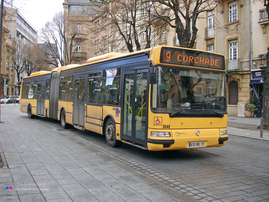 Metz, Irisbus Agora L # 0548