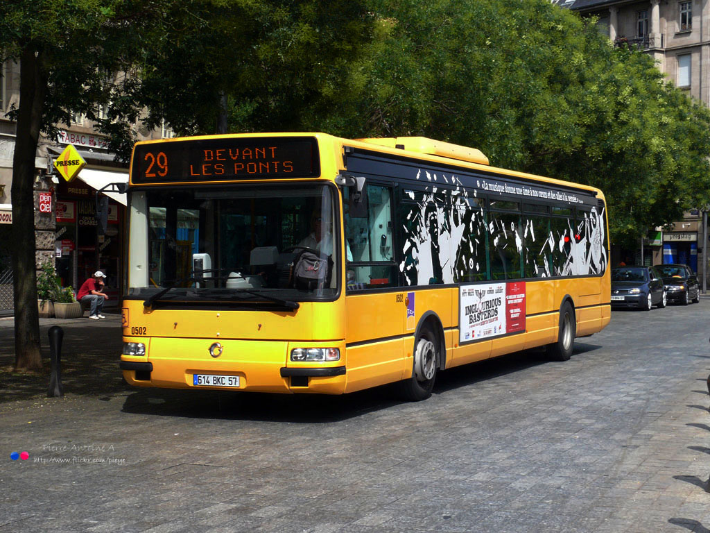 Metz, Irisbus Agora Line # 0502