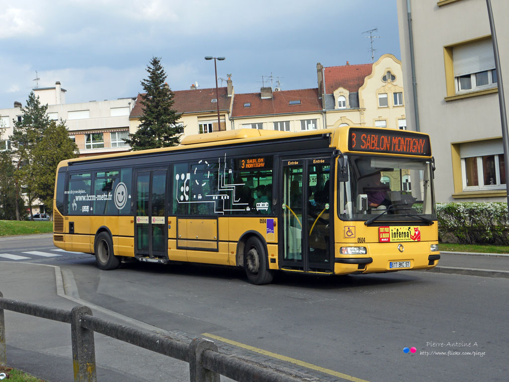 Metz, Irisbus Agora Line No. 0504
