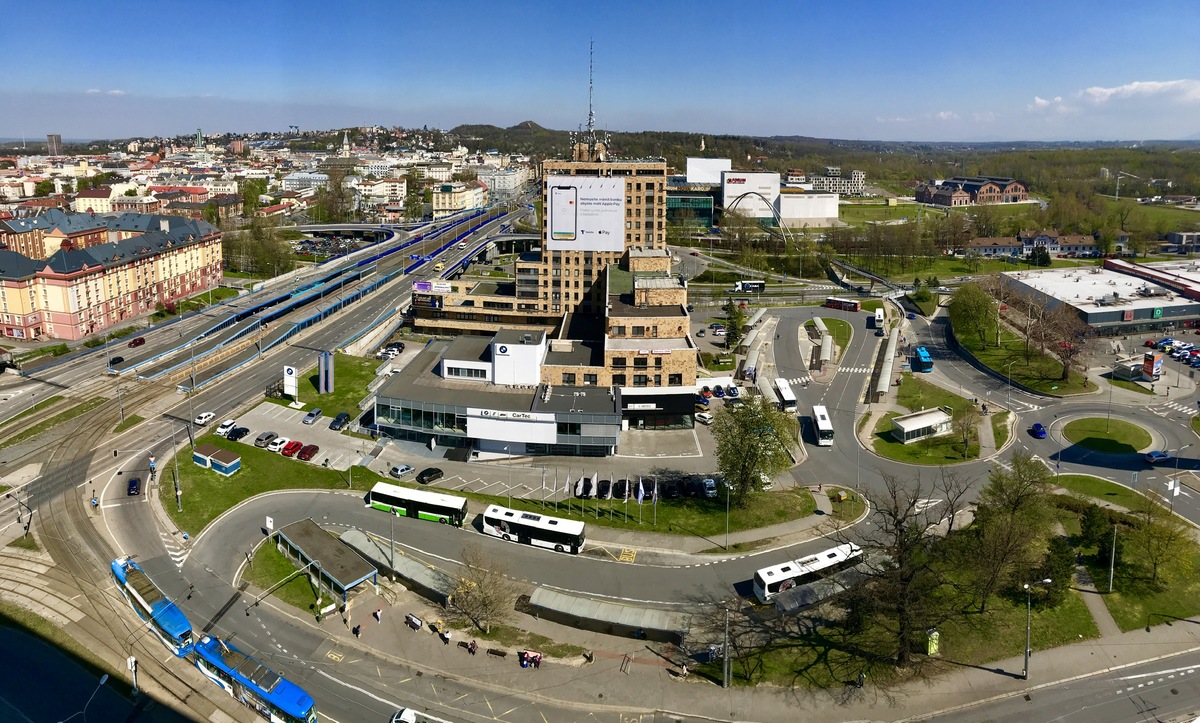 Ostrau — Bus lines and infrastructure