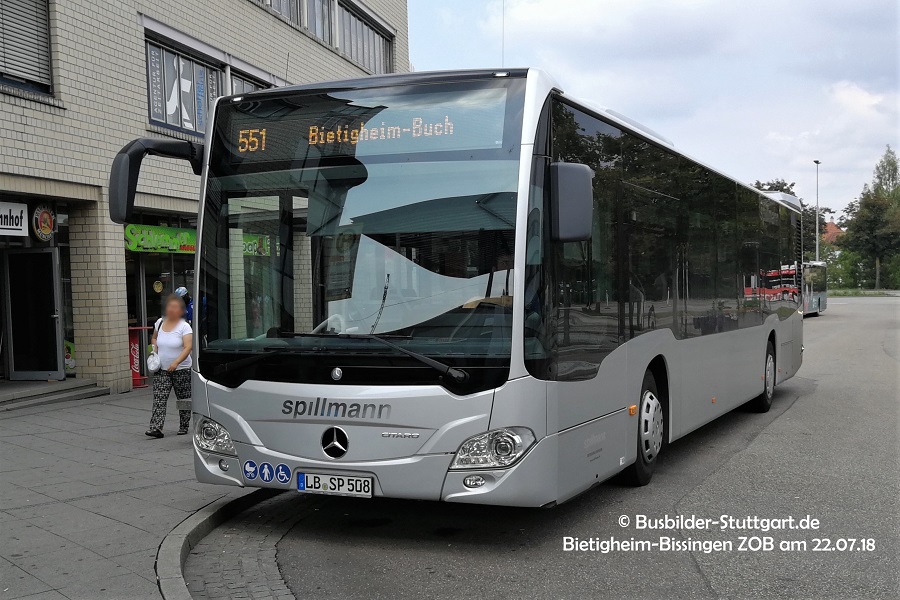 Ludwigsburg, Mercedes-Benz Citaro C2 # LB-SP 508