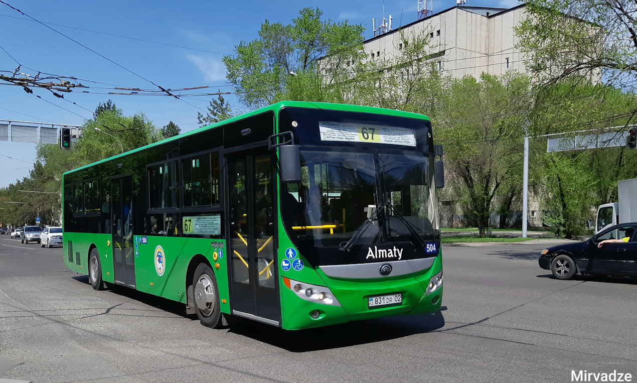 Almaty, Yutong ZK6118HGA nr. 504