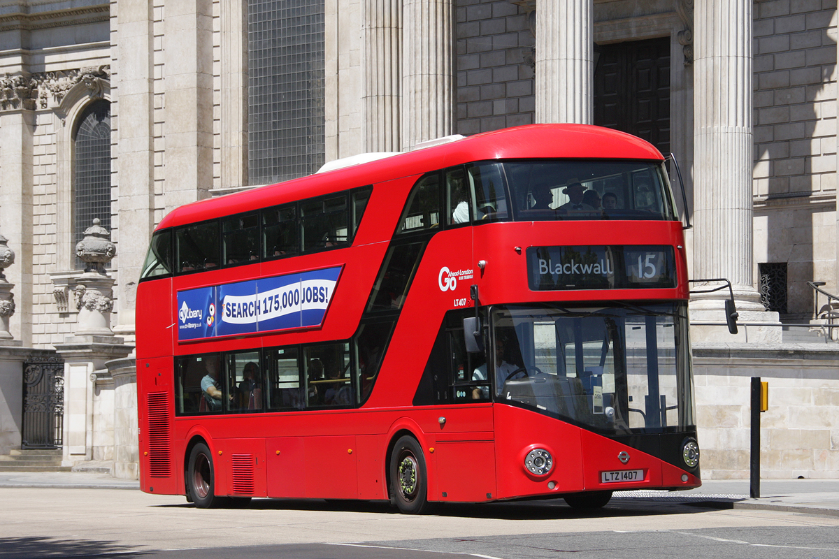 London, Wright New Bus for London # LT407