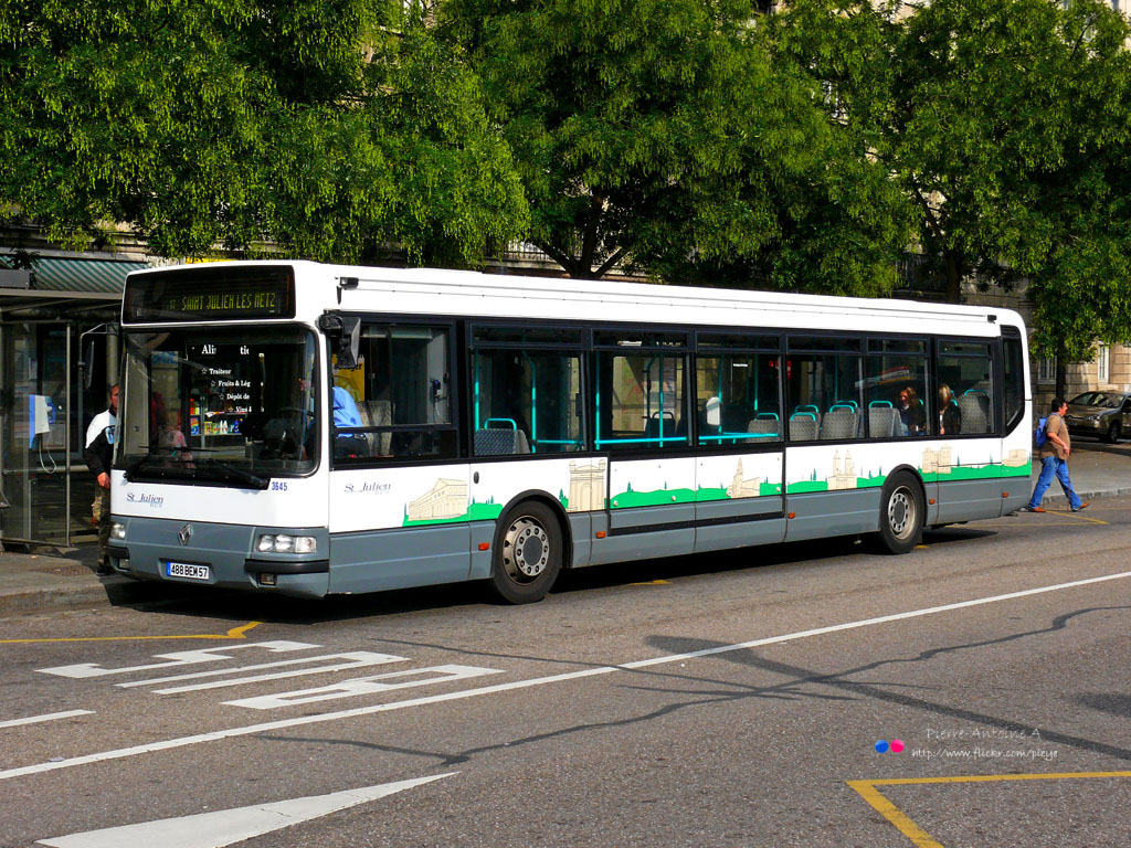 Metz, Irisbus Agora Line # 3645