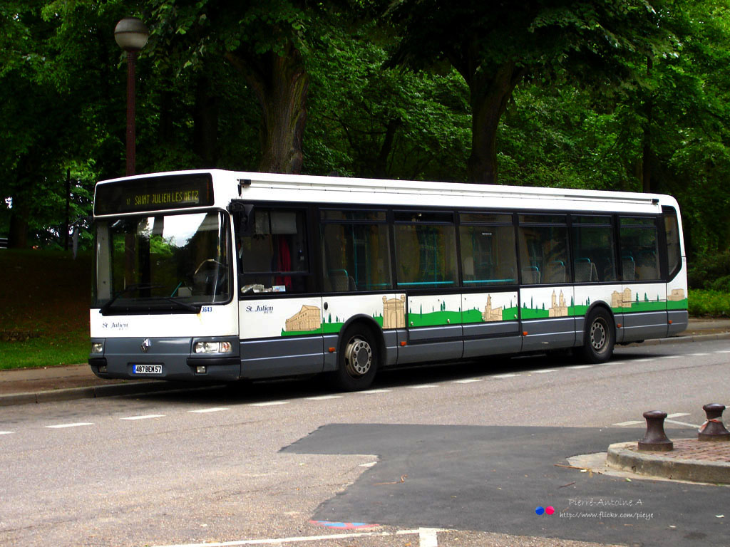 Metz, Irisbus Agora Line # 3643