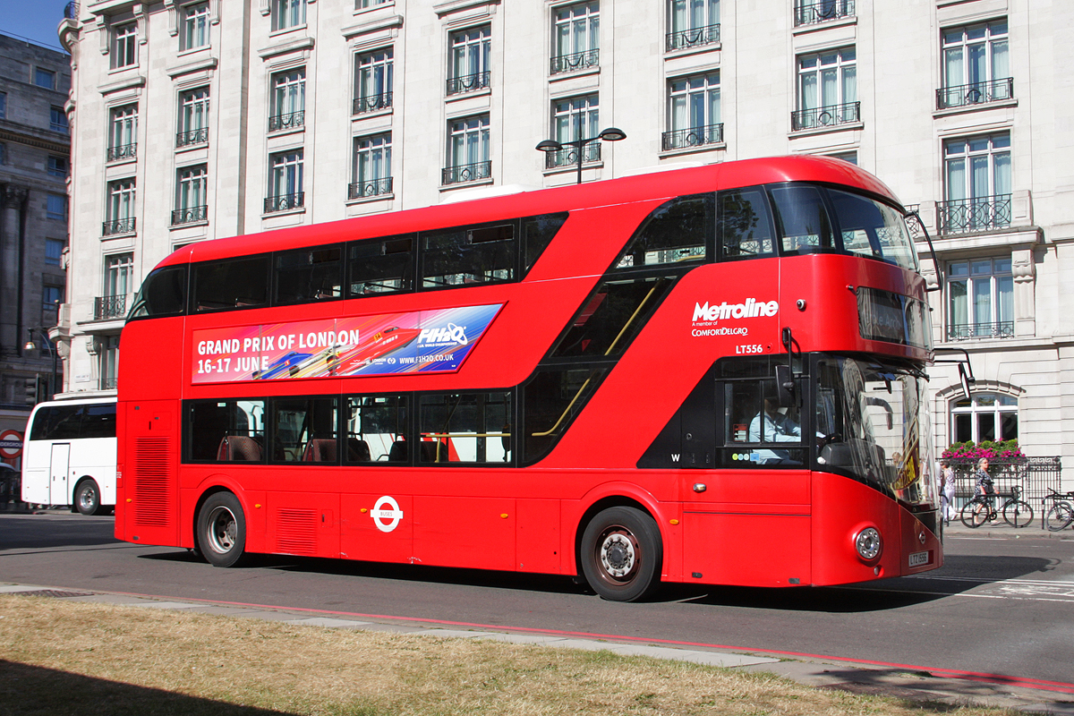 London, Wright New Bus for London # LT556