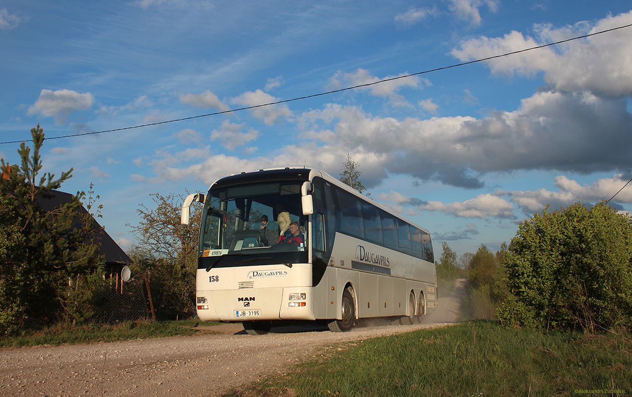 Daugavpils, MAN R08 Lion's Top Coach RHC414 No. 158