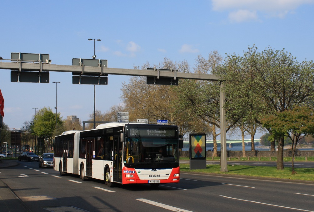 Köln, MAN A23 Lion's City G NG323 Nr. 422